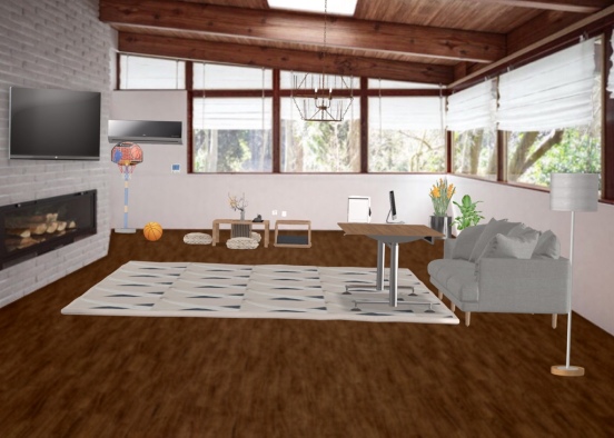 living room2 Design Rendering