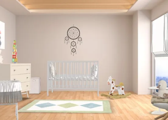 Baby’s Room - It’s A Surprise! Design Rendering