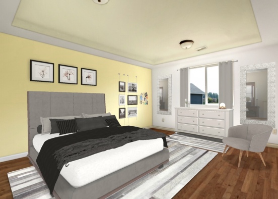 Hey guys this is my new teen bedroom. I hope you guys like it! Design Rendering