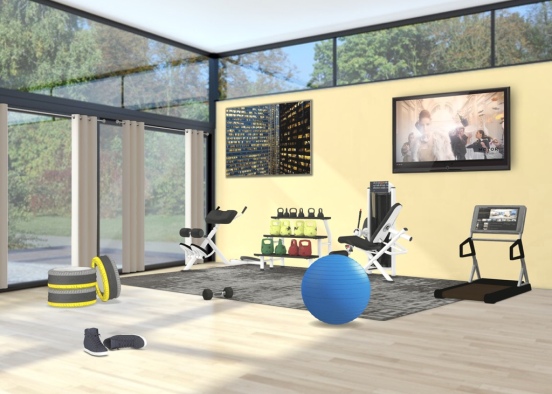This is my first gym, I hope you guys like it! Design Rendering