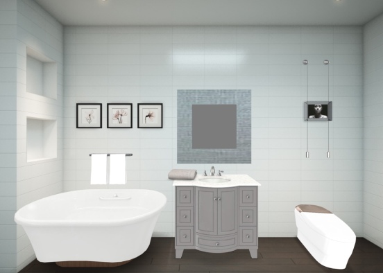 Hey guys I hope you all like this bathroom. It is my very first so I hope you like it! Design Rendering