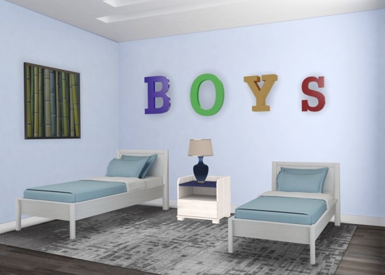 My first boys bedroom! Design Rendering