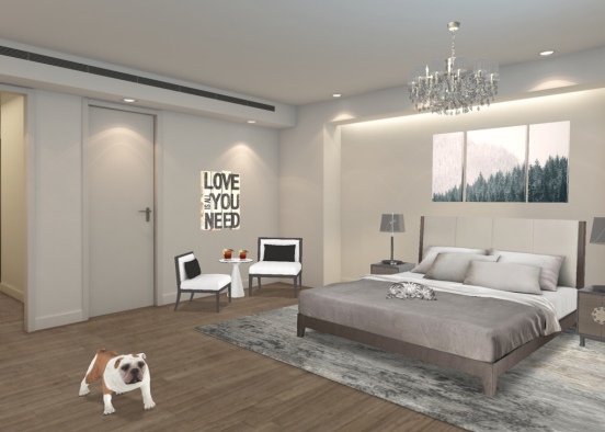 I hope you guys like my new bedroom! I worked very hard on it to make it look very modern and cute! Design Rendering