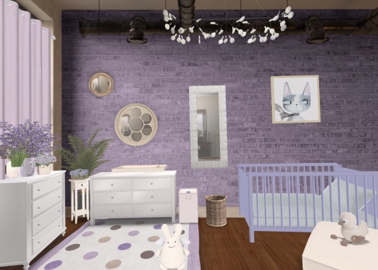 Lilac Nursery Design Rendering