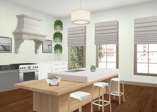 Plant your family in the Kitchen Design Rendering