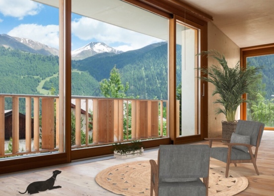 Mountains view  Design Rendering