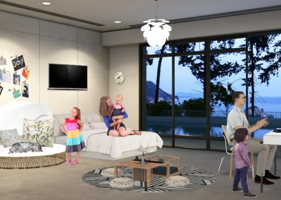 A Happy family Design Rendering