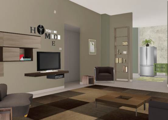 Small space Design Rendering