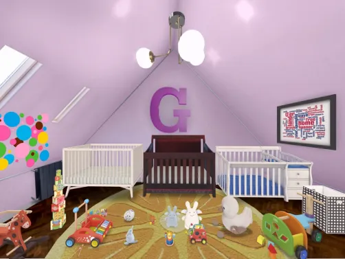 Gabriella and Gisselle’s baby 🍼 room 