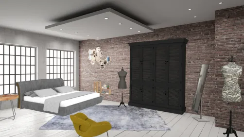 Chambre industrielle modern 