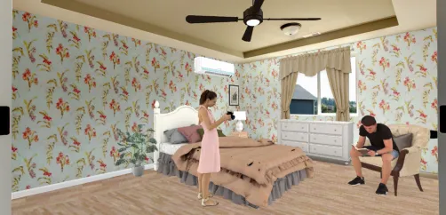 English Country style bedroom