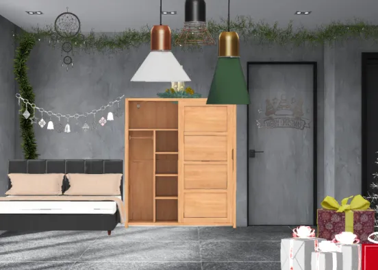 Christmas room for adults Design Rendering