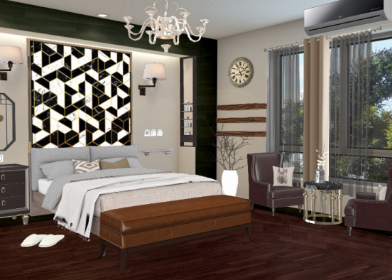 Luxury hotel room 😁 Design Rendering