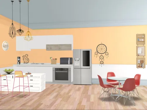 Dining room kitchen combo