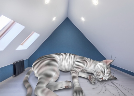 Sorry My Cat Fell Asleep And Is A Bit Too Big To Move Design Rendering
