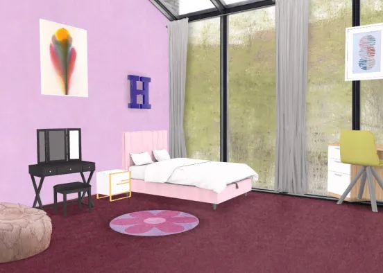 pinkie room  Design Rendering