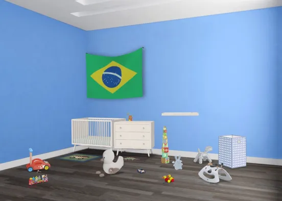 Baby Boy room Design Rendering