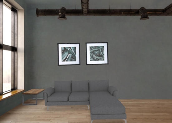 our living room Design Rendering