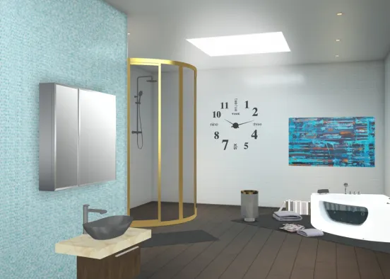 salle de bain #2 Design Rendering