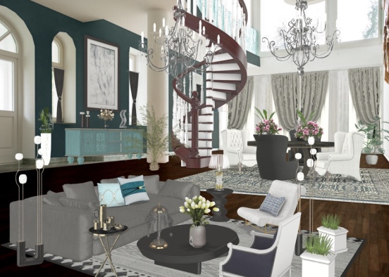 THE DINING ROOM Design Rendering