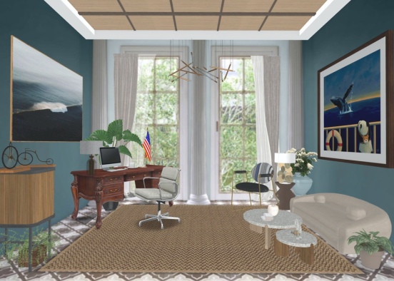 PRESIDENTS PERSONAL QUITE OFFICE Design Rendering