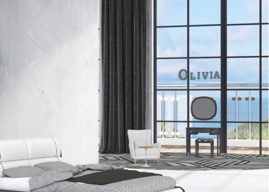 Bedroom For Olivia Design Rendering