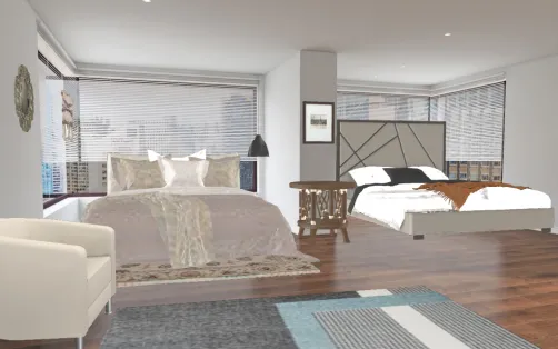 Cuarto de dos habitaciones 