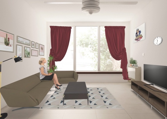 1701 living room diya Design Rendering