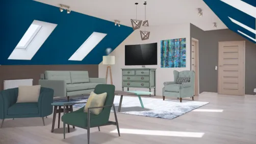 salon bleu