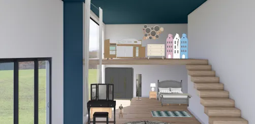 Schlafe und Kinder Zimmer