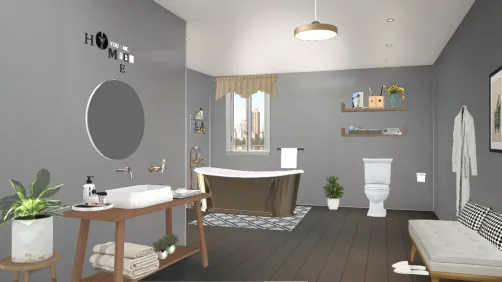 New York apartment bathroom 