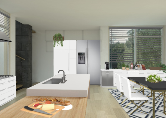 Just move to a new house and I'm in-love With my kitchen  Design Rendering