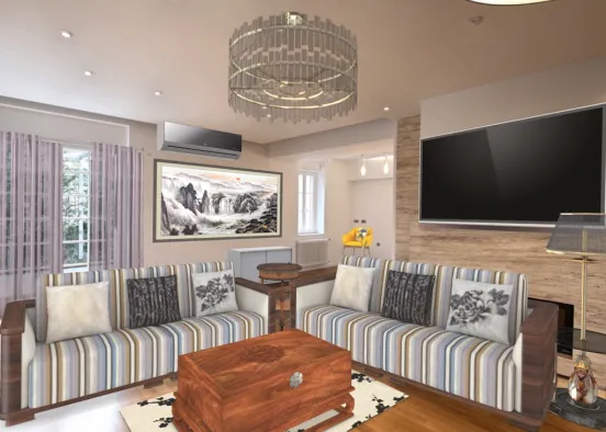 beautiful living room 🥳🥳🥳🥳🥳🥳 Design Rendering