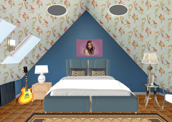 Simple sobber bedroom for bachelors Design Rendering