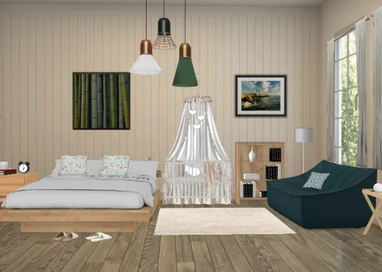 Oasis of peace bedroom  Design Rendering