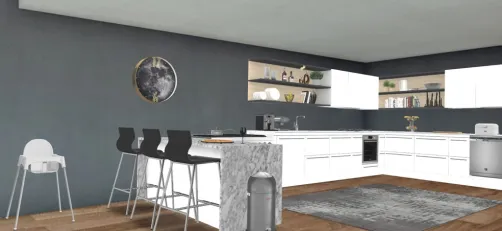 dark aesthetic kitchen 
