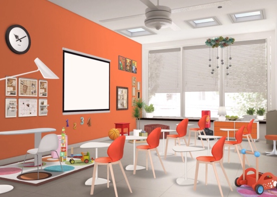 classroom for kinds 💛❤️ Design Rendering