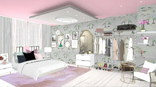 Bedroom for the modern princess