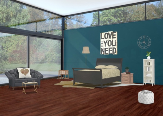 Luxe Apartment Design Rendering