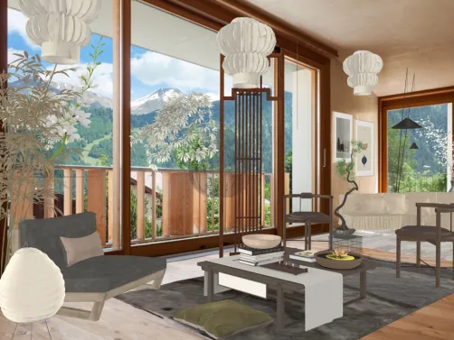Japandi Living Room