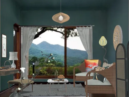 Southeast Asian Living Room