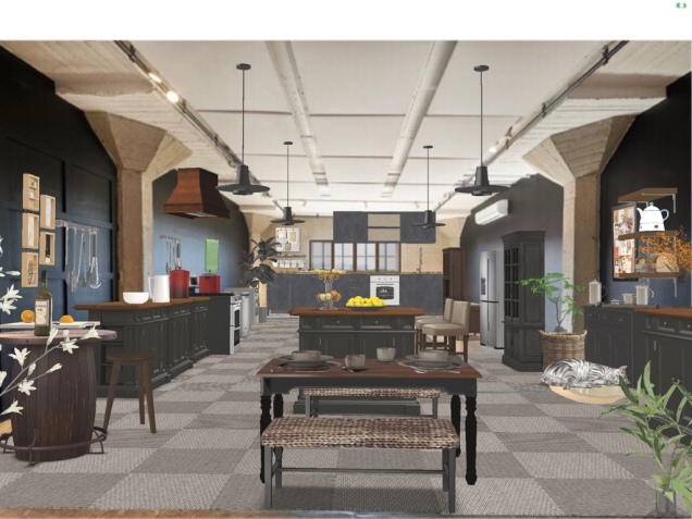 Ricardo’s Rustic kitchen (the concrete challenge template no 70) A very large kitchen to fit Ricardo’s whole family, including Roberta!!🐱🐱🐱😁😁🍳🍳🥳🥳