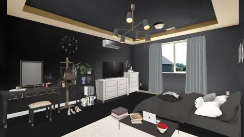 korean style bedroom