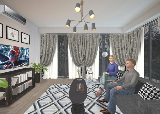 helsey living room Design Rendering