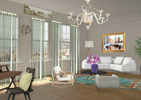 Luxury room for my daughter . Design Rendering