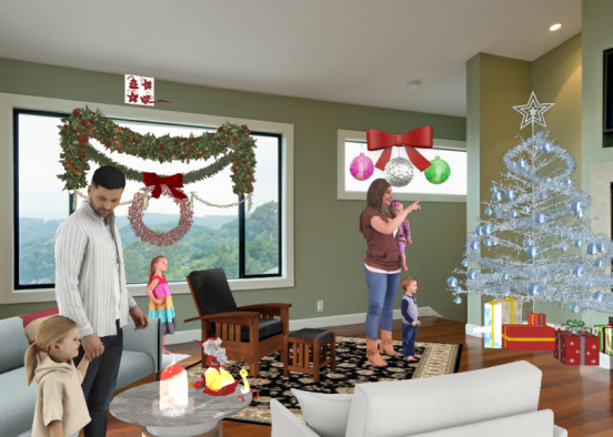 Getting ready for Christmas. Design Rendering