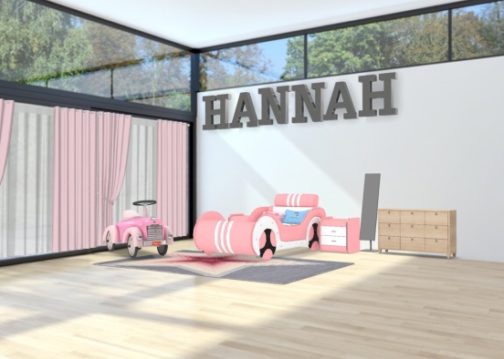 Hannah’s bedroom Design Rendering