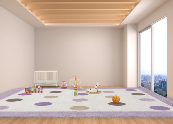 The babies Room Design Rendering