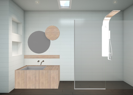 Dream washroom Design Rendering