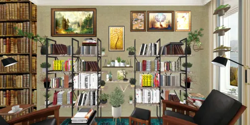 Books and plants galore!